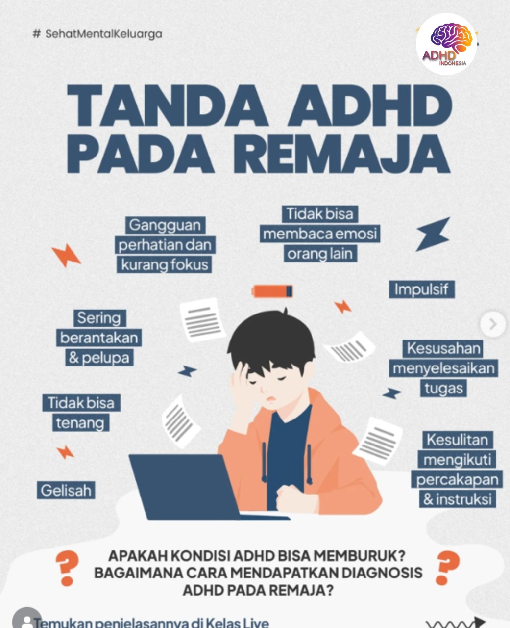 Screening ADHD Non-Diagnostik: Edukasi Awal bagi Orang Tua di Kabupaten Banyumas