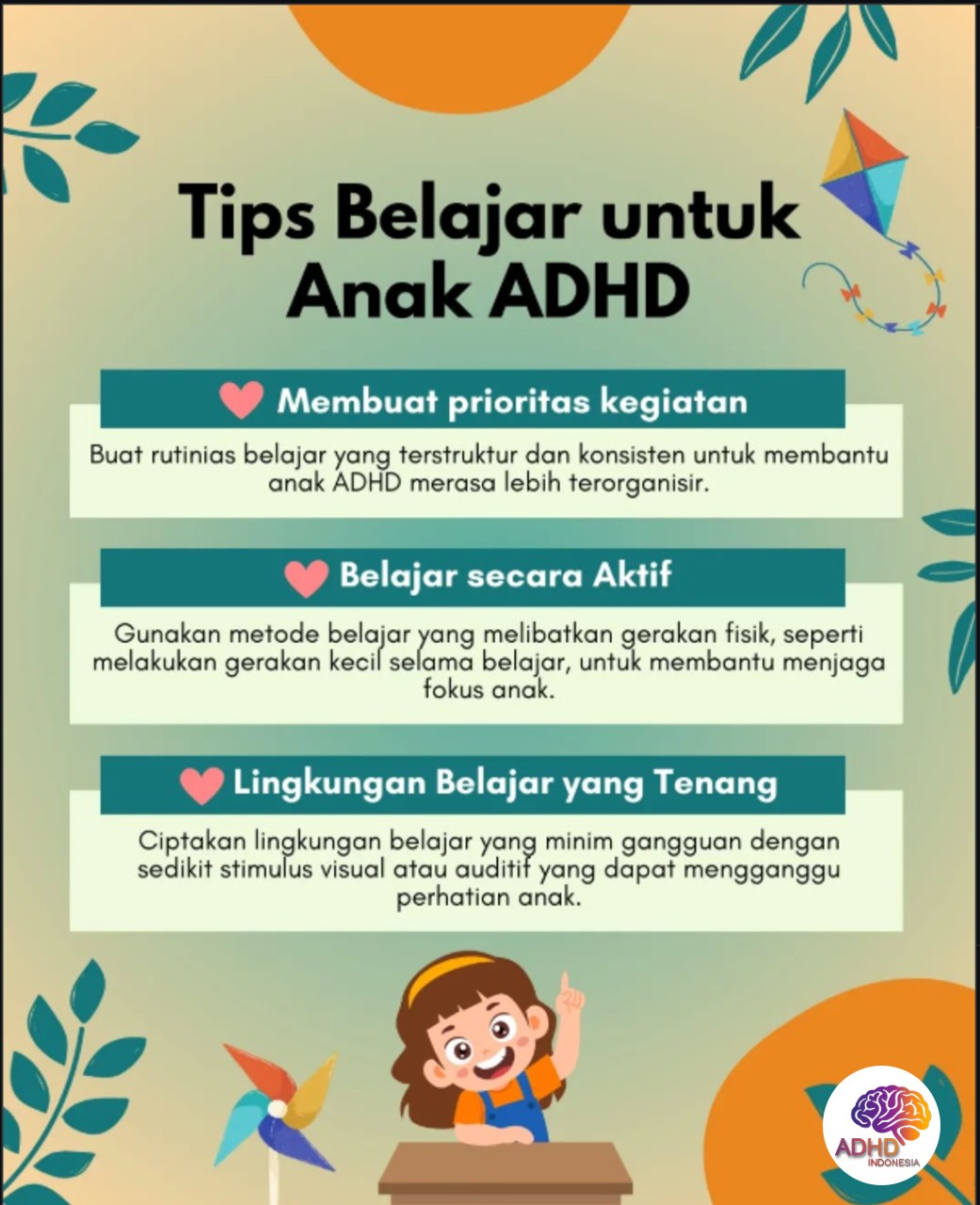 Strategi Belajar yang Cocok untuk Anak ADHD di Kabupaten Banyumas